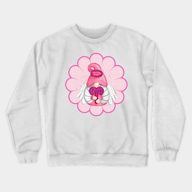 ARIES FLORAL GNOME- HOROSCOPE GNOME DESIGNS BY ISKYBIBBLLE Crewneck Sweatshirt by iskybibblle